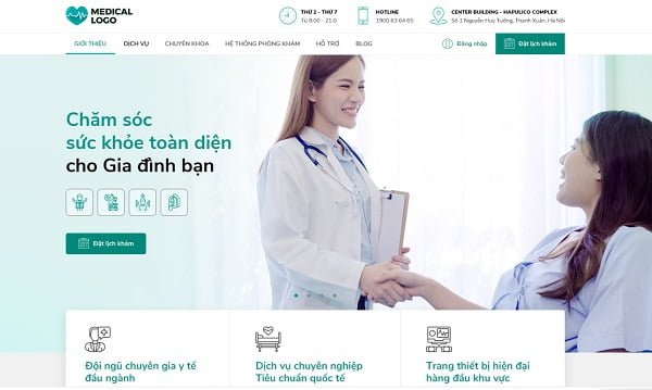 Thiết Kế Website Cho Ngành Y Tế như thế nào